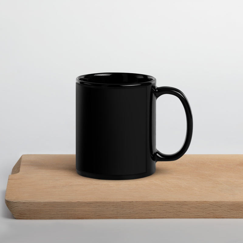 "Take A Wine Break" Black Glossy Mug