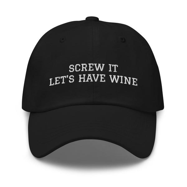 'Let's Have Wine' Hat