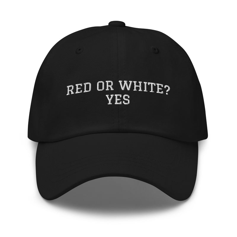 'Red or White?' hat