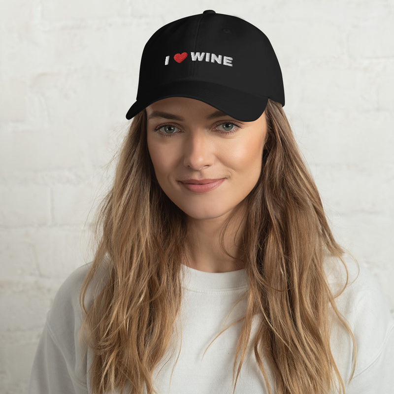 "I Love Wine" Hat