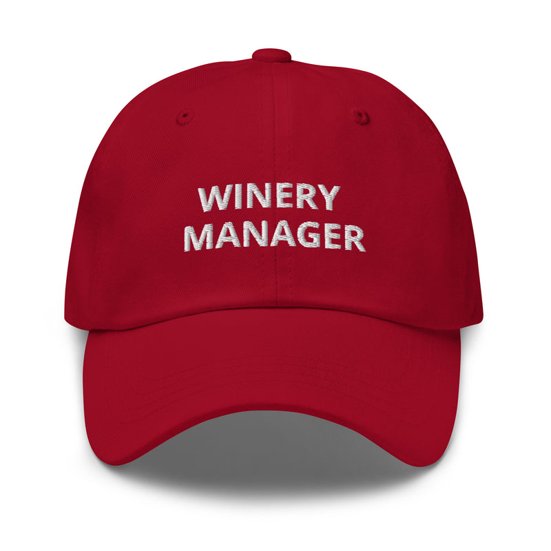 Winery Manager Hat