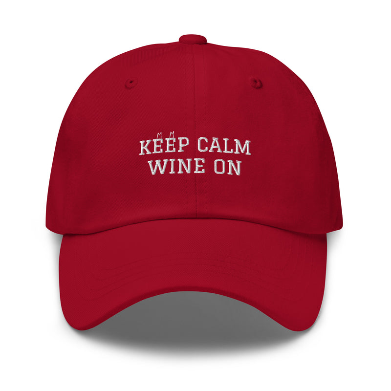 Keep Calm, Wine On Hat