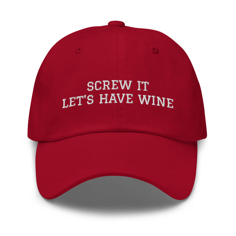 'Let's Have Wine' Hat