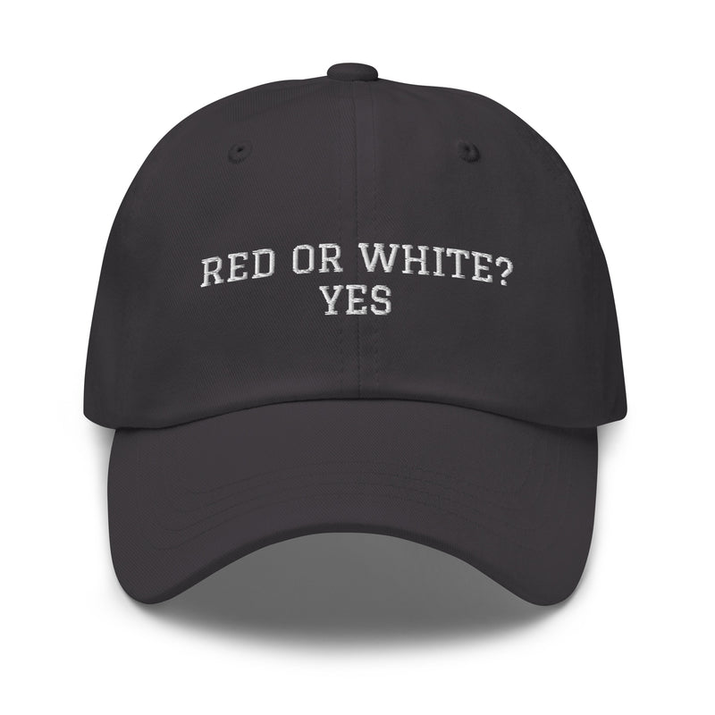 'Red or White?' hat