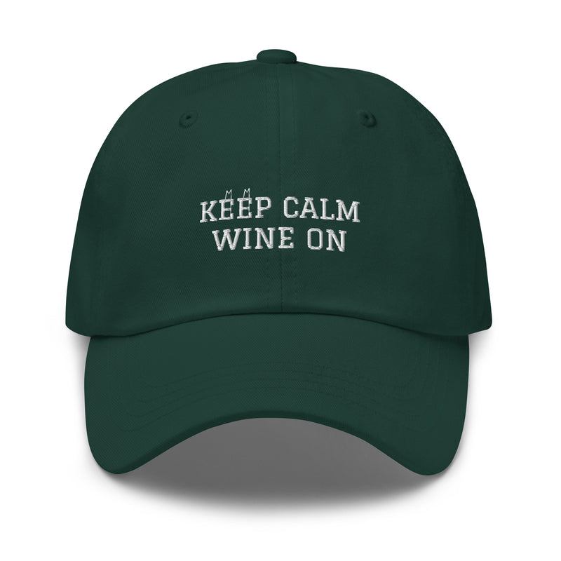 Keep Calm, Wine On Hat