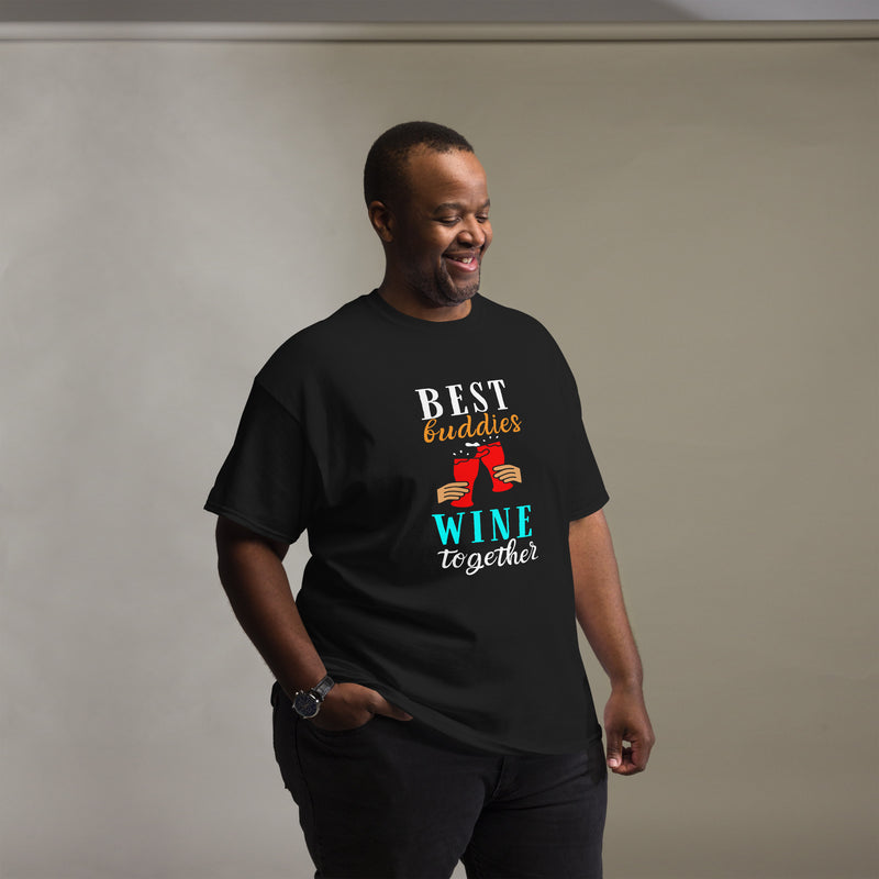 Camiseta clásica de hombre "Best Buddies Wine Together"