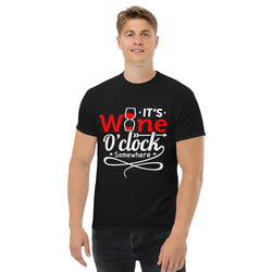 Camiseta clásica para hombre "It's Wine O'clock Somewhere"