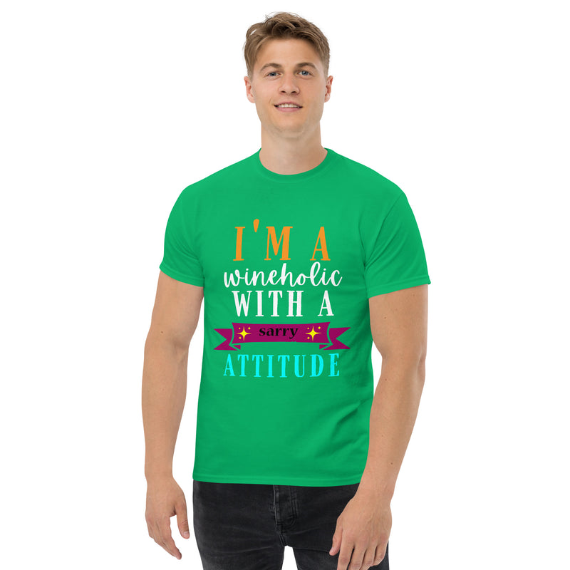 Camiseta clásica de hombre "I'm A Wineholic"