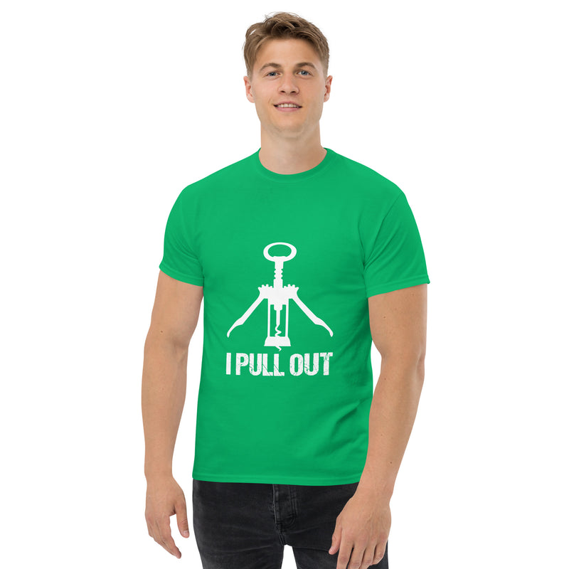 Camiseta clásica de hombre "I Pull Out"