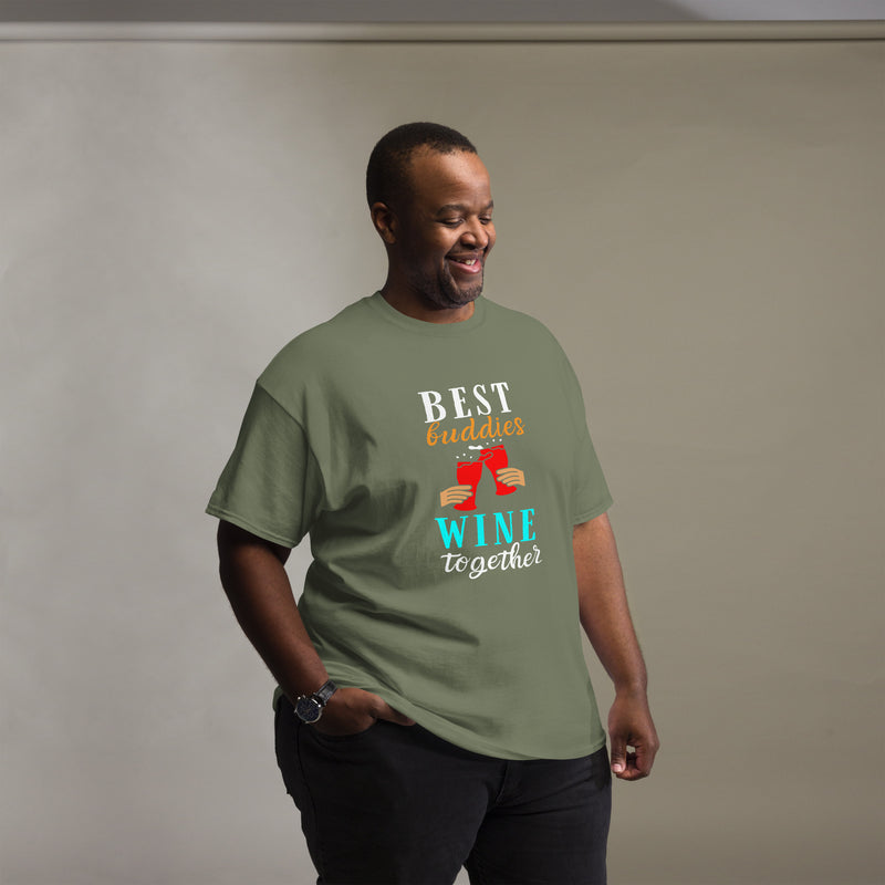 Camiseta clásica de hombre "Best Buddies Wine Together"