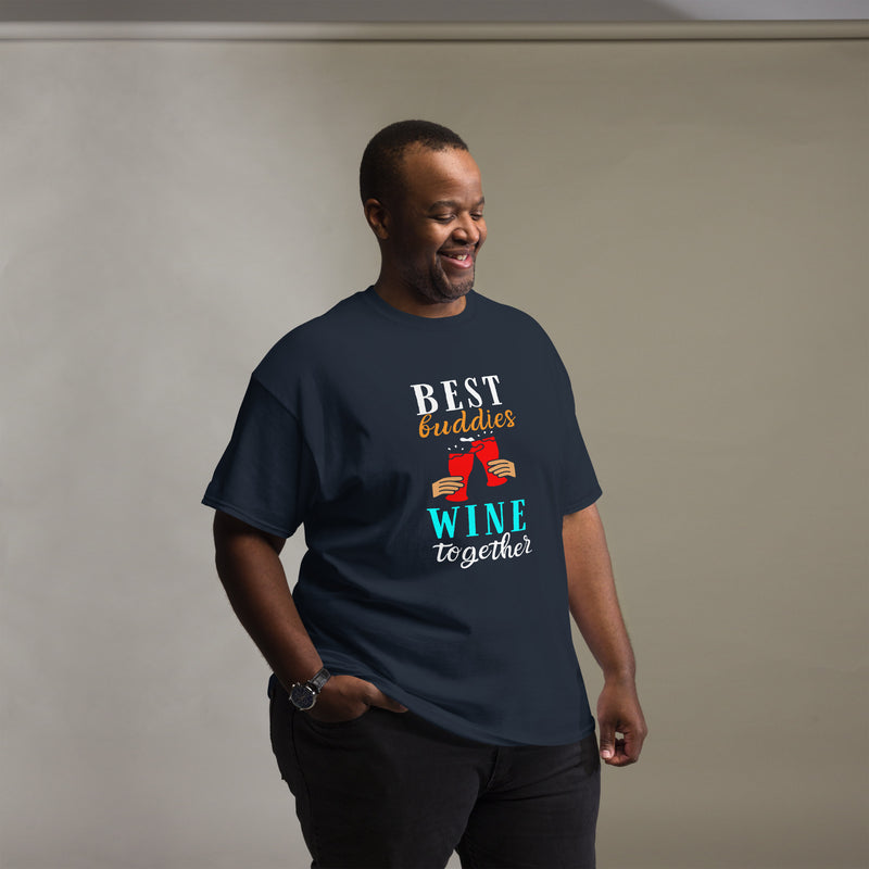 Camiseta clásica de hombre "Best Buddies Wine Together"