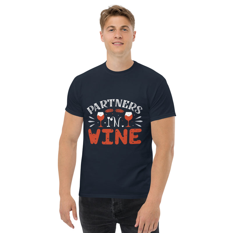 Camiseta clásica de hombre "Partners In Wine"