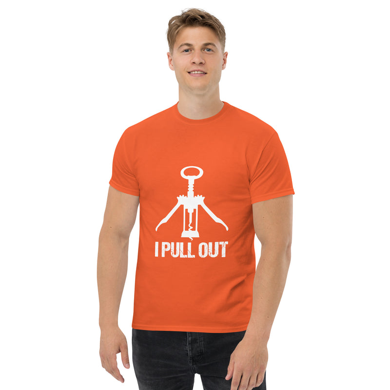 Camiseta clásica de hombre "I Pull Out"