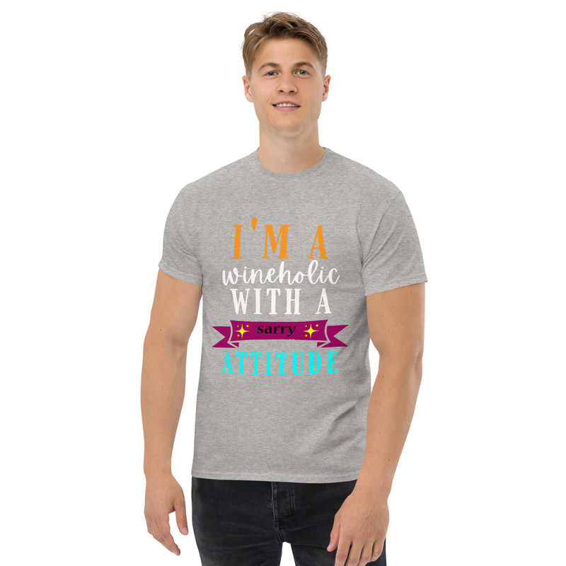 Camiseta clásica de hombre "I'm A Wineholic"