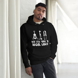 “My Favorite Workout” Unisex Hoodie