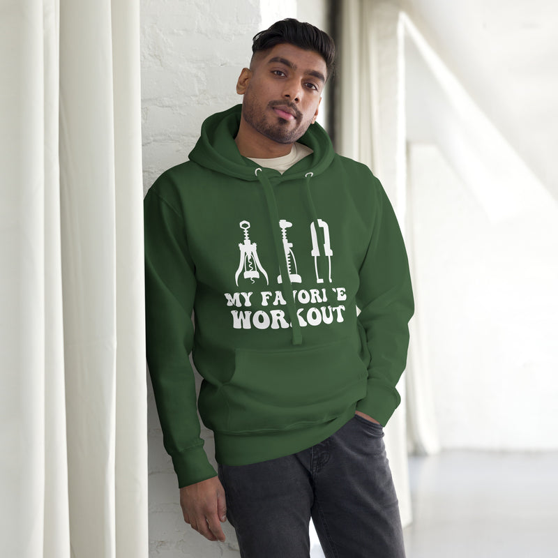 “My Favorite Workout” Unisex Hoodie