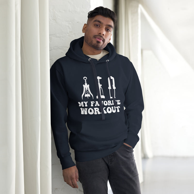 “My Favorite Workout” Unisex Hoodie