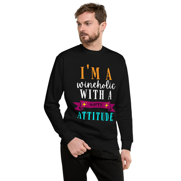 Sudadera "Soy adicto al vino"