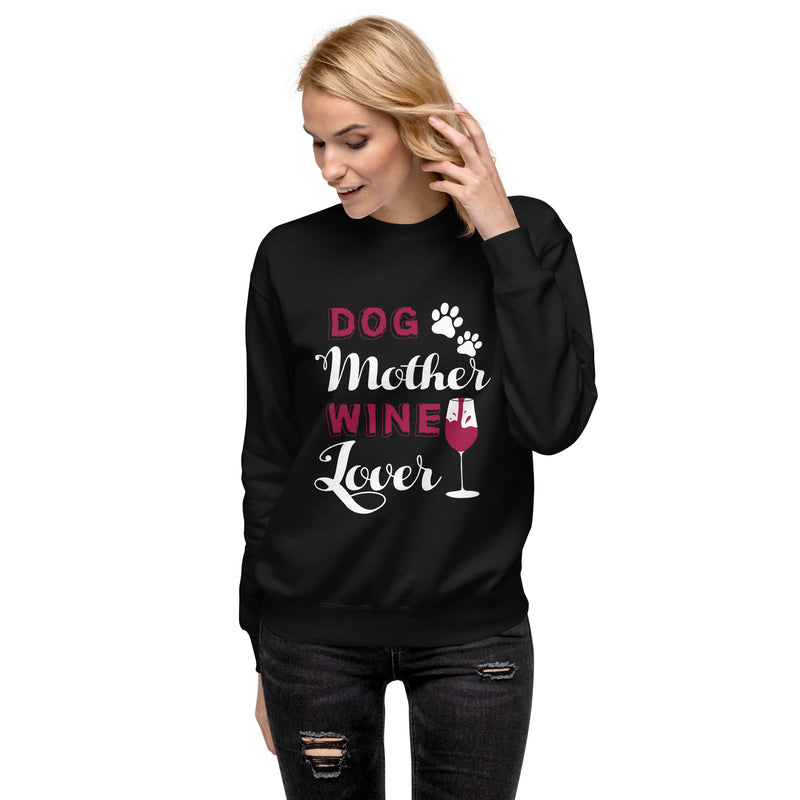 Sudadera "Mamá Perro Amante del Vino"