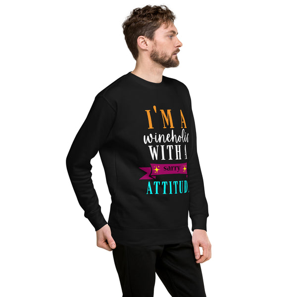 Sudadera "Soy adicto al vino"