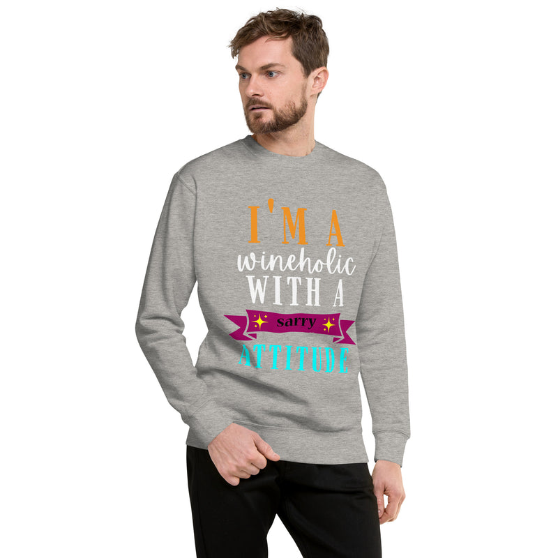 Sudadera "Soy adicto al vino"