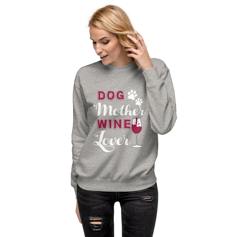 Sudadera "Mamá Perro Amante del Vino"