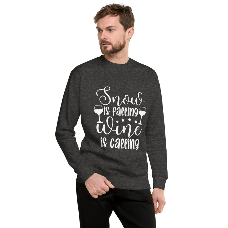 Sudadera "Snow Is Calling Wine Is Calling"