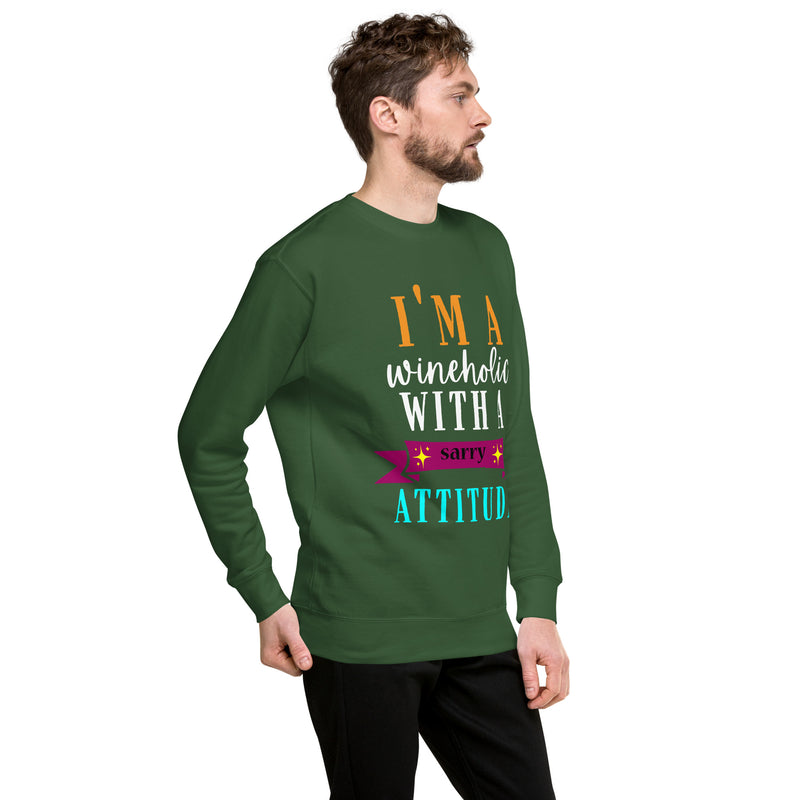 Sudadera "Soy adicto al vino"