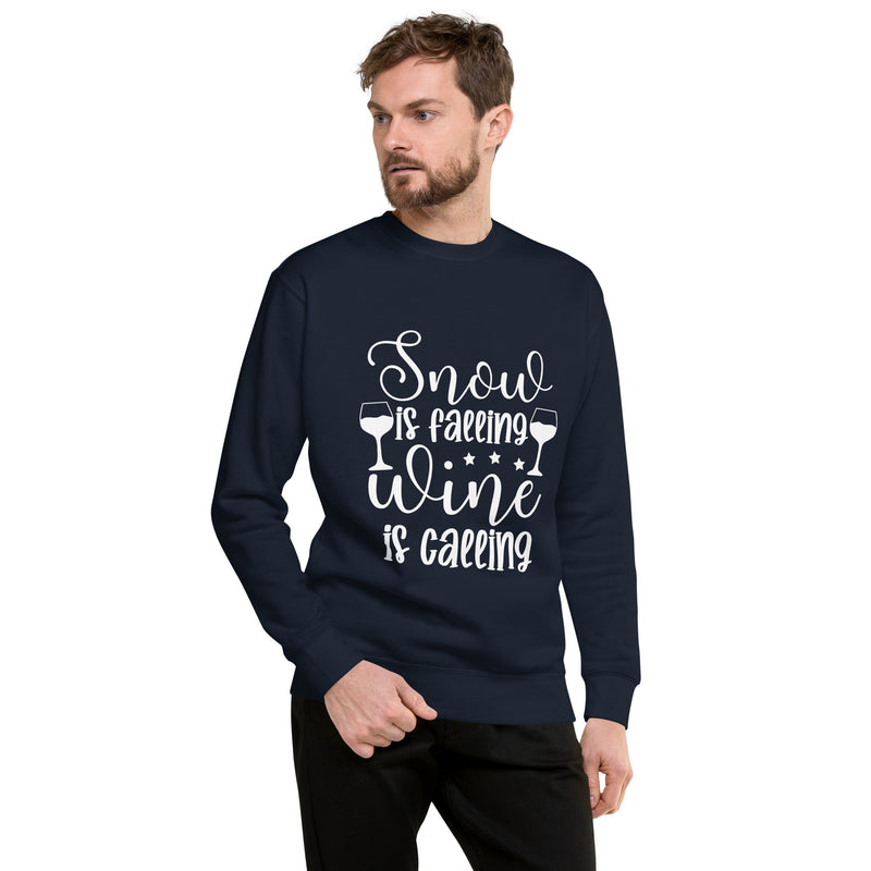 Sudadera "Snow Is Calling Wine Is Calling"