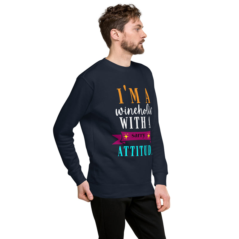 Sudadera "Soy adicto al vino"