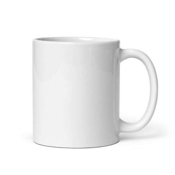 "Save Water Drink Wine" White glossy mug