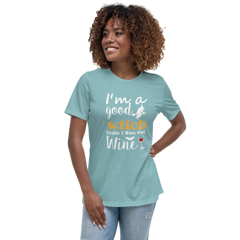 Camiseta ancha para mujer "Soy una buena bruja"