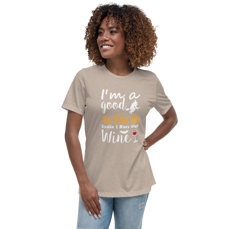 Camiseta ancha para mujer "Soy una buena bruja"