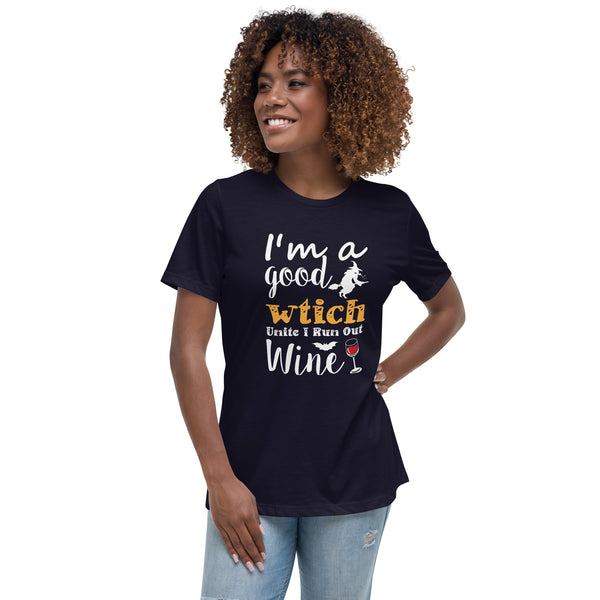 Camiseta ancha para mujer "Soy una buena bruja"