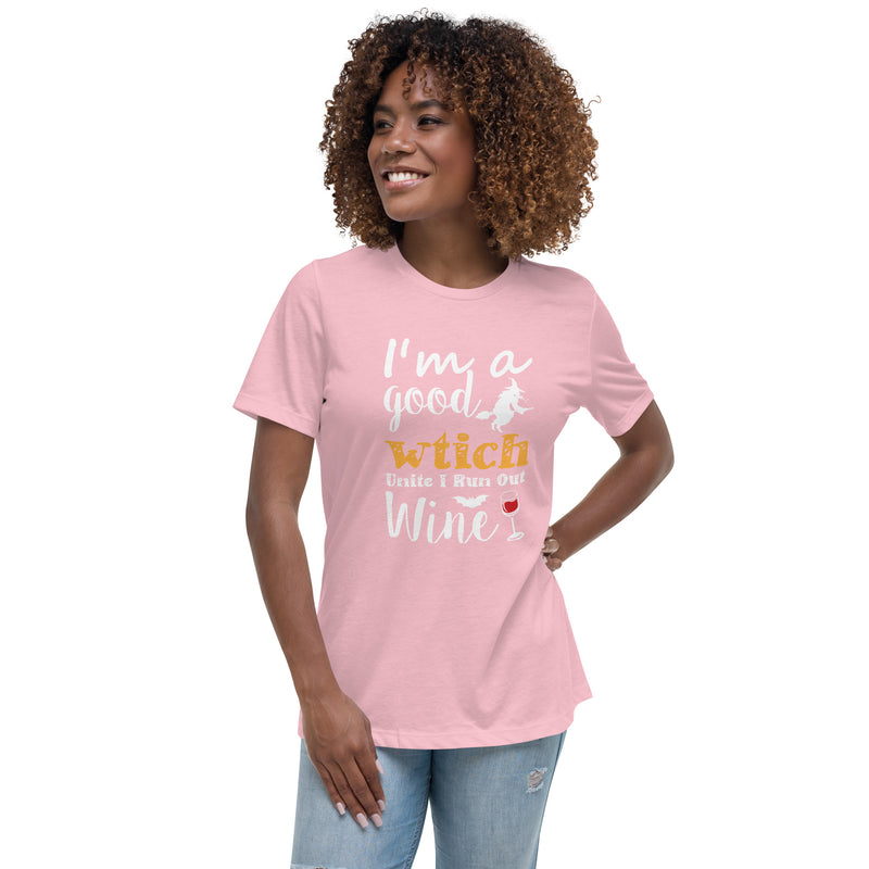 Camiseta ancha para mujer "Soy una buena bruja"